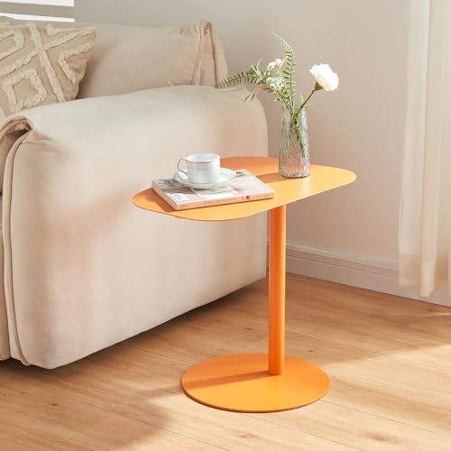 [en.casa] Table d'Appoint Bout de Canapé Table de Chevet au Style Intemporel Design Élégant Moderne Stable Intérieur Extérieur pour Salon Séjour Balcon...