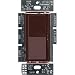 Lutron Diva C.L Dimmer for Dimmable LED, Halogen and Incandescent Bulbs, Single-Pole or 3-Way, DVCL-153P-BR, Brown