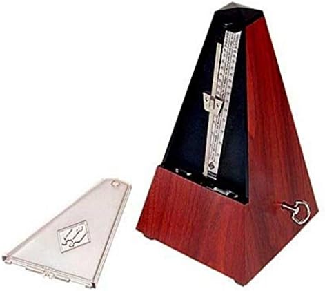 802k Metronome with Plastic Case Mahogany with Clear Cover