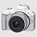 Canon EOS R50 Mirrorless Camera (White) with RF-S 18-45mm F4.5-6.3 is STM Lens 5812C012 Bundle with Deco Gear Photography Bag + 2 x Battery + 2 x 64GB Memory Cards + Accessories Kit