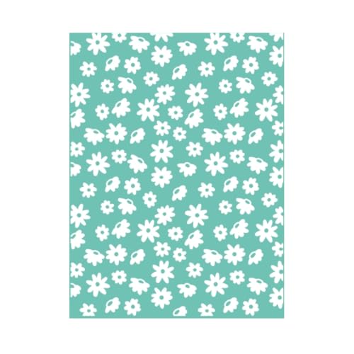 Craftelier   Carpeta de embossing Daisy Flowers | Relieve de Margaritas para Scrapbooking y Manualidades | Compatible con Sizzix Big Shot, Big Shot Plus, Revolution | 15 x 20 cm