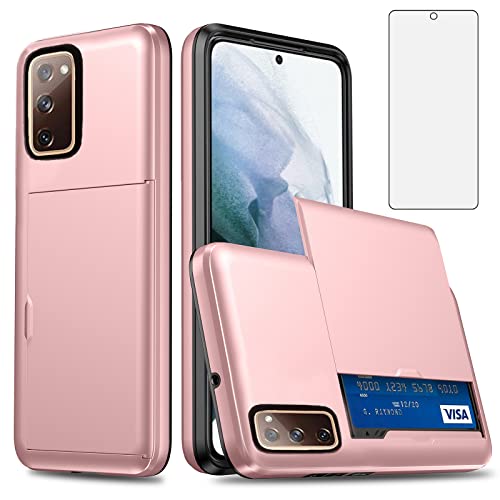 Protection Samsung S20 5G UW verre trempé et porte-carte rigide