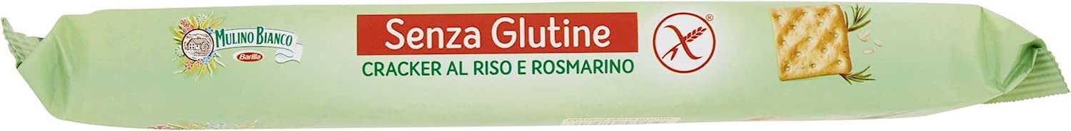 Italian Gourmet Crackers Riso e Rosmarino senza Glutine 10 x 200g
