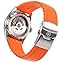 Orange with Silver Clasp