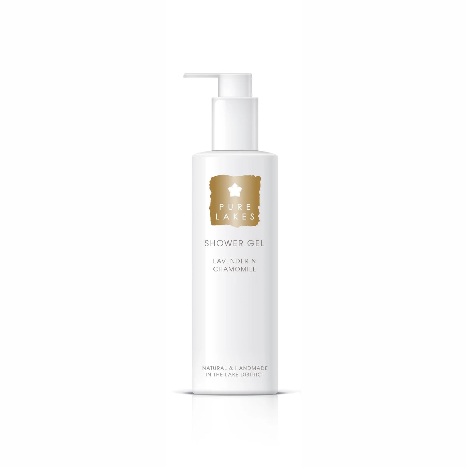 Pure Lakes Lavender & Chamomile Shower Gel - Pump, 250 ml (Pack of 1)