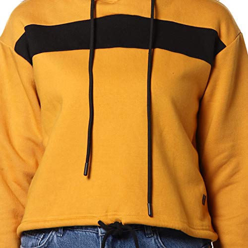 Image of PINACOLADA Women Red Crop Casual Sweatshirt