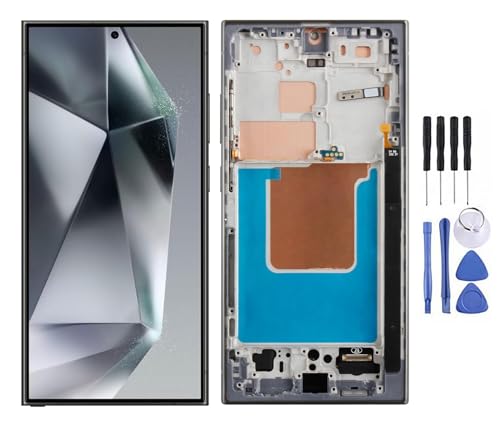 For Samsung Galaxy S24 Ultra LCD Screen Replacement,LCD Display Touch Screen Digitizer Assembly with Repair Tools, Compatible with Model Galaxy S24 Ultra S928U S928A (Black)（NO Fingerprint Function ） by S&R HARDWOOD - Used condition - CA$79.35