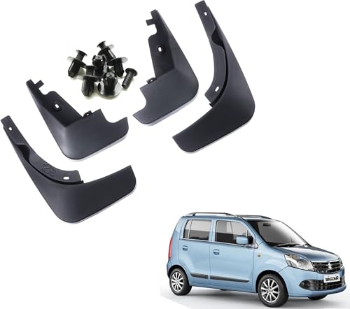 Image of WolkomHome Mud Flap Compatible with Suzuki WagonR - Durable Splash Guards for Car Exterior Protection