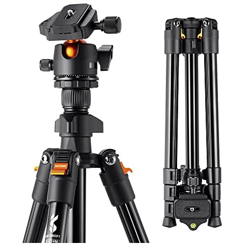 K&F Concept K234A0 Reisestativ, Dreibein Stativ 163cm Cover