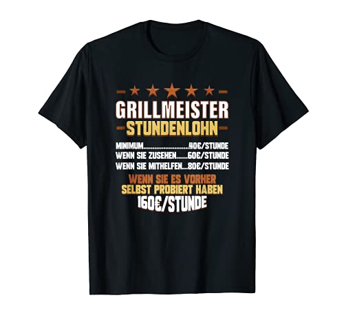 Homme Cadeau amusant pour les maîtres du barbecue. T-Shirt