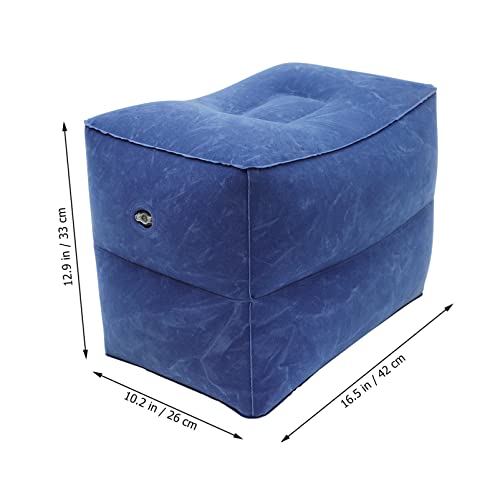 Travesseiro de descanso de pé de viagem inflável: descanso de pernas travesseiro de altura de cama a