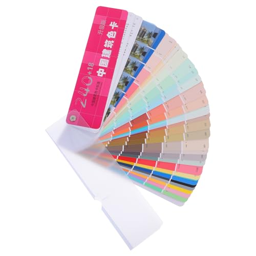 HOMSFOU Cartelle Colori Vernice Campioni Standard Pittura Resistente Sbiadimento Per Interni Ed Esterni Strumento Portatile Per Abbinamento Preciso Colori Progetti Pittura
