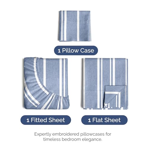 image for CGK Unlimited Twin XL Size 3 Piece Sheet Set - Comfy Breathable & Cool