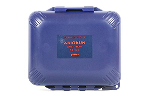 Meiho Tackle Box Waterproof Akiokun FB 470 107 x 93 x 35 mm Navy (6700)