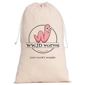 Red Wigglers Composting Worms – 1lb (1000 Count) Red Worms for Composting Bin, Red Wiggler Worms for Plants or Gardening, Red Compost Worms for Soil Fertility & Worm Farm, Easy to Manage