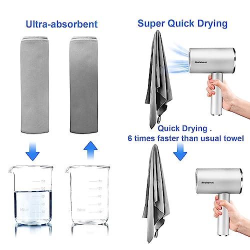 AOSCTELF Asciugamano in Microfibra Compatto &