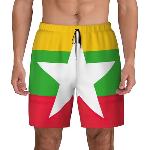Pantalones cortos de natación de Myanmar para hombre casual