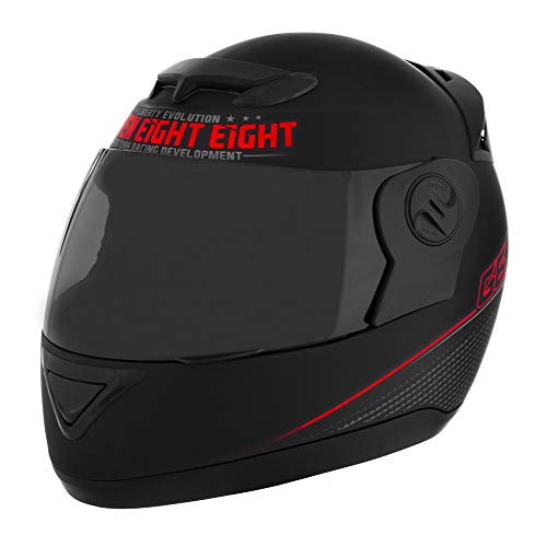 Pro Tork Capacete Evolution G6 Limited Edition Fosco 58 Preto/Vermelho