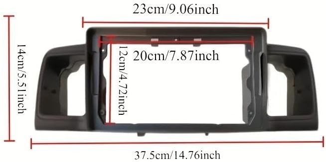 自動車部品 に適合する カローラ E120 E120 2007-2011 2Din カーラジオ 9インチ フェイスフレーム ダッシュ