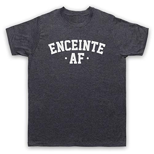 T-shirt Homme Enciente AF Pregnant AF en coton col rond My Icon Art