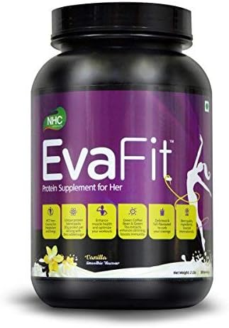 NHC EvaFit Women's Protein - 2.0 Lbs (Vanilla Smoothie Flavour) 30 Servings