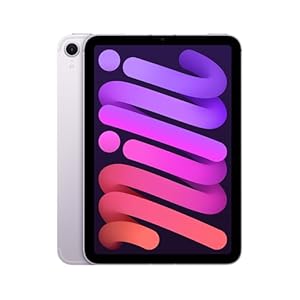 Apple iPad mini (A17 Pro): Apple Intelligence, 8.3-inch Liquid Retina Display, 256GB, Wi-Fi 6E + 5G Cellular, 12MP Front/12MP Back Camera, Touch ID, All-Day Battery Life — Purple