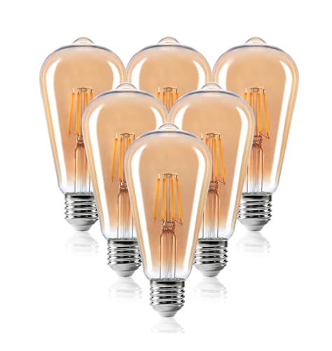 Ampoules LED à filament design rétro Edison E27 éclairage de prestige - 3