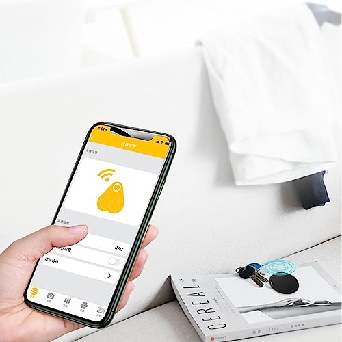 Mini rastreamento GPS - Localizador chave portátil com lembrete alarme | Dispositivo anti-perda móve