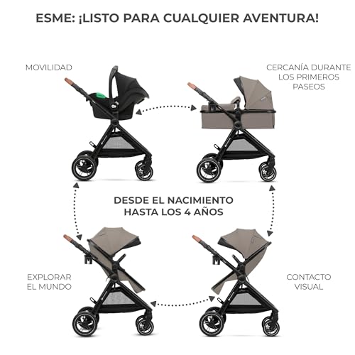 Variante de Kinderkraft carrito bebe ESME Beige