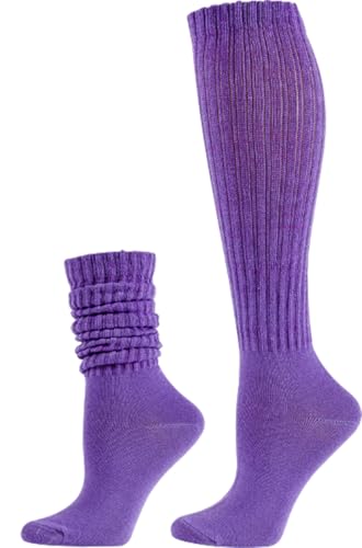 Image of Galsang Women's Slouch socks Women's Knee-High Scrunch Socks for Women,Soft Long Scrunch Boot Socks,#K306