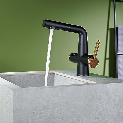 Grifo para lavabo de baño premium con pantalla digital y acabado elegante 5