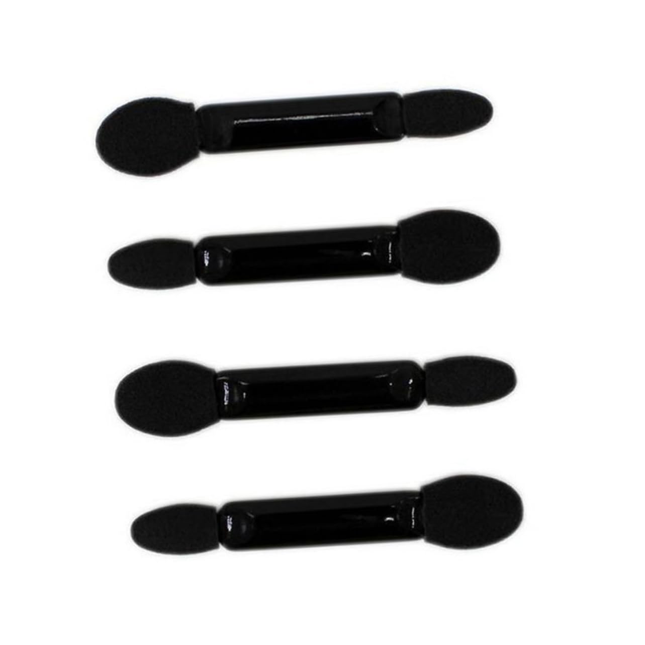 HAPINARY 50pcs Double-ended Eyeshadow Stick Makeup Brush Set Precision Application Smooth Surface Travel Party Essentials