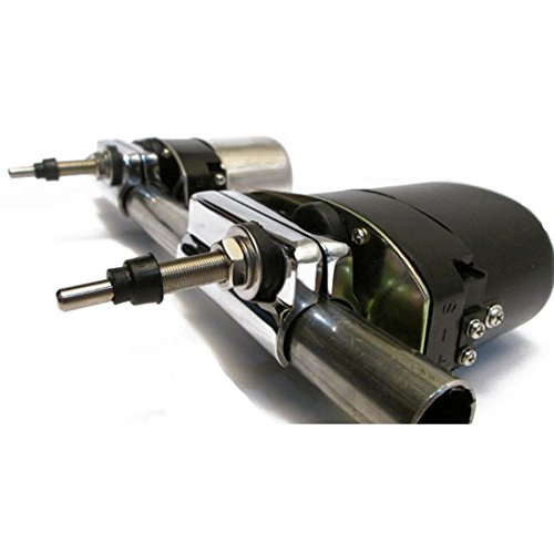 Deluxe Stainless 12 Volt Electric Windshield Wiper Motor Kit