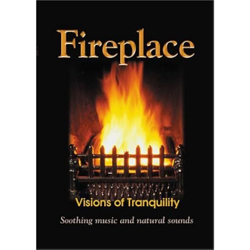 Fireplace - Visions of Tranquility: Soothing Music and Natural Sounds