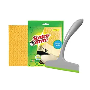 Scotch-Brite Combo of (Sponge Wipe 3 Pieces and Kitchen Wiper)