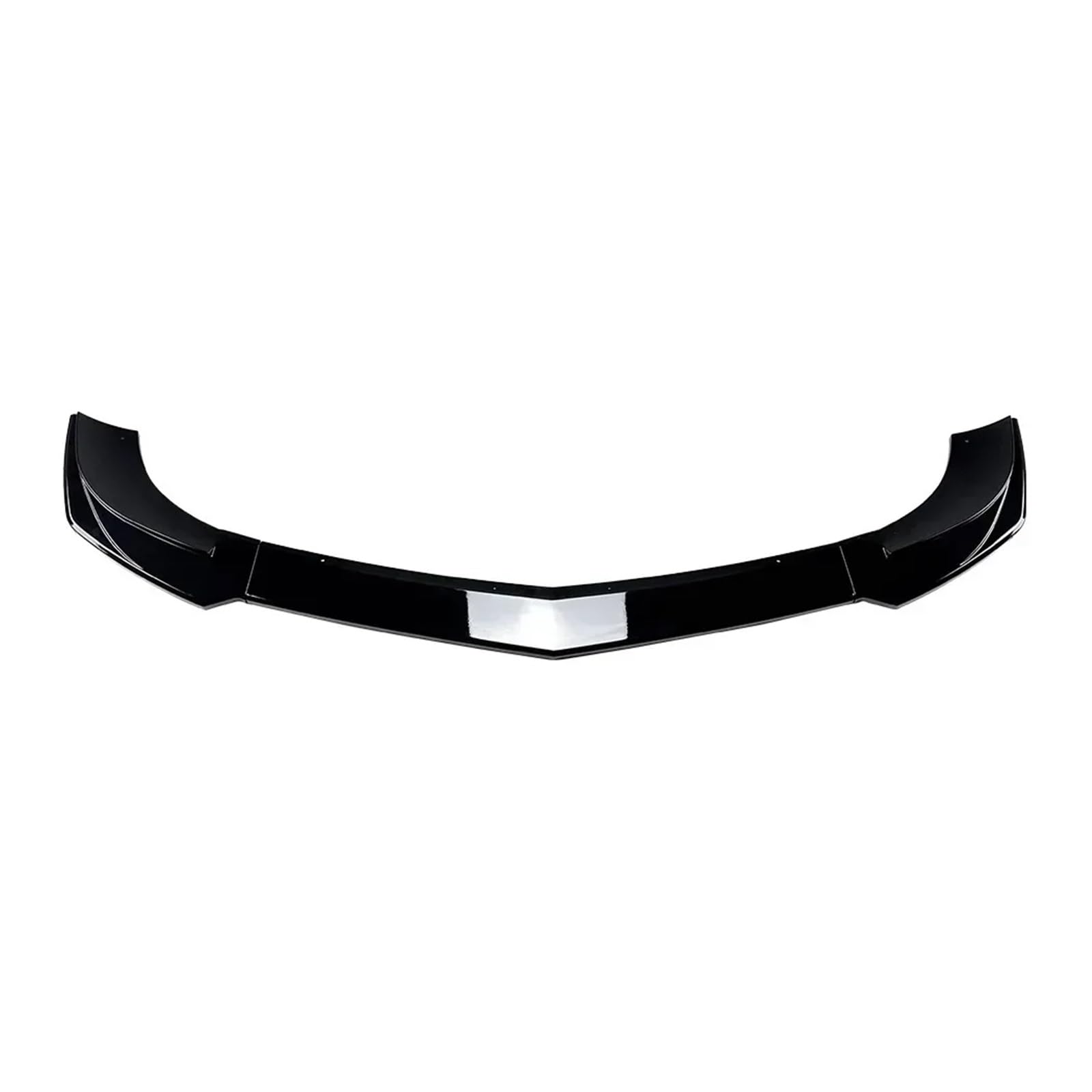 BaoHYeS Compatible For Mercedes Benz C Class W204 S204 Sport C180 C220 C250 C300 C350 AMG 2011-2014 Car Front Bumper Lip Splitter Diffuser Spoiler(Gloss Black)