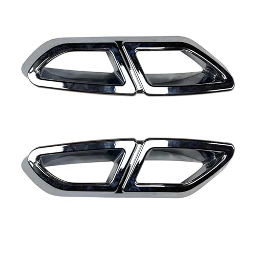 Cubierta de escape para Passat B8 (2017-2019), embellecedor de tubo silenciador trasero plateado