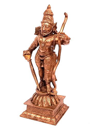 Image of Copper Standing Sastha Idol 5.1 in | 470g