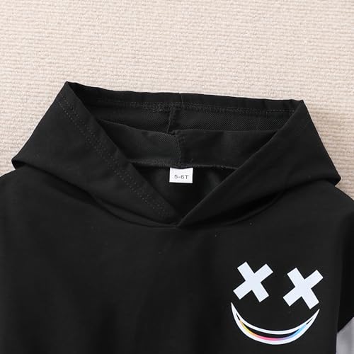 Image of Size 5-13 Years Boys Summer /Spring Outfits Set Short Sleeve T-Shirt & Pants Kids Boys Fall Fashion Clothes Sets