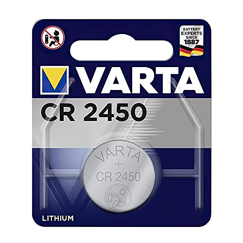 Varta CR 2450 Lithium 3V non-rechargeable battery - non-rechargeable batteries (Lithium, Button/coin, 3 V, CR2450, 560 mAh, Silver)