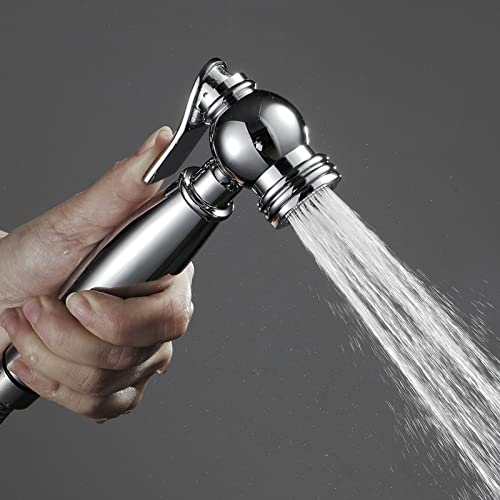 Base de douche en ABS chromé avec douchette WC anti-calcaire - 4