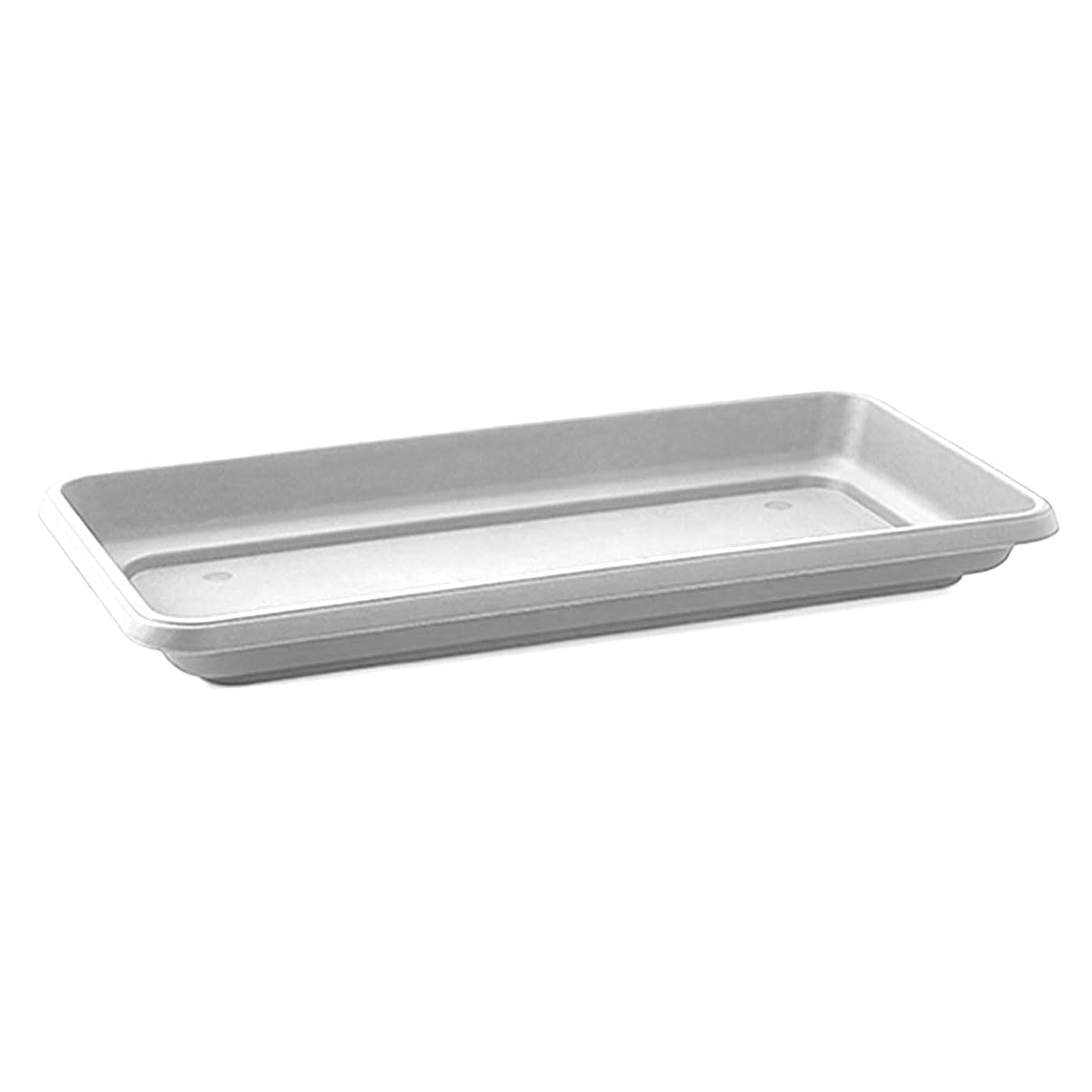 AC - Jardinera con Plato - Fabricado en Polipropileno - PLFT - Macetero para Jardin - Maceta para Plantas y Flores Rectangular de Plástico con Agujeros de Drenaje - 50 cm - Color Antracita — view 10