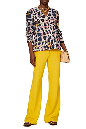 Busayo Collective Rent the Runway Pre-Loved Two Tone Shirt, Blue, Medium