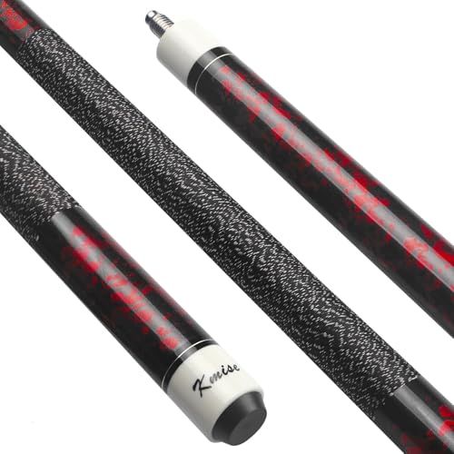 Taco de billar Kmise 58 pulgadas 18 oz maple canadiense profesional miniatura 1