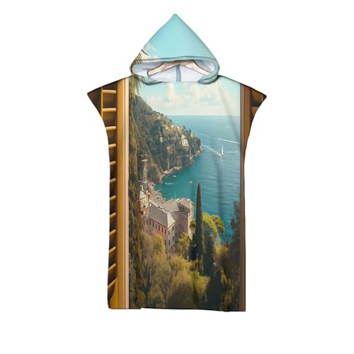 Poncho de surf séchage rapide en microfibre pour changer sur la plage - 2