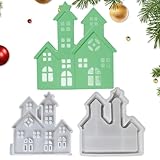 Silikon Form | Silikon Wiederverwendbare Tischdekoration - Ein Paar Gebäudeform Gießform - Für Fondant Wohnzimmer Schlafzimmer Küche Büro Party Feiertag Geburtstag Hochzeit