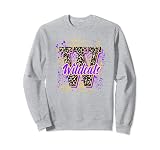 Wildcats School Spirit Púrpura Amarillo Regreso a la escuela Sudadera