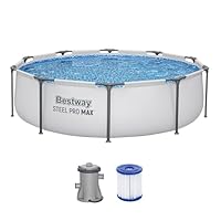 Bestway Steel Pro Max™ Frame Pool-Set, rund, mit Filterpumpe 305 x 76 cm