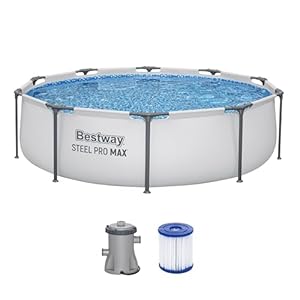 Bestway Steel Pro Max™ Frame Pool-Set, rund, mit Filterpumpe 305 x 76 cm