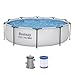 Bestway Steel Pro Max™ Frame Pool-Set, rund, mit Filterpumpe 305 x...